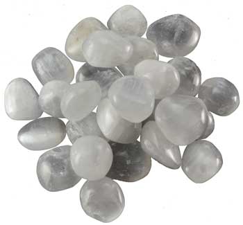 Selenite tumbled Selenite tumbled