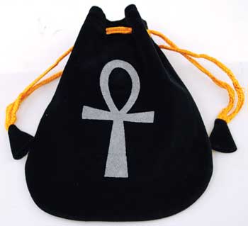 Ankh Velveteen Bag 5" Ankh Velveteen Bag 5"